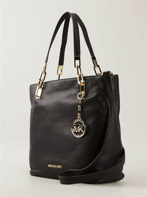 michael kors black shoulder handbags|Michael Kors black shiny purse.